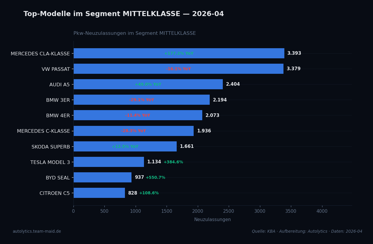 Datenvisualisierung — segment-top-modelle
